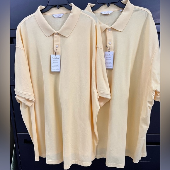 NWT $70 Big Man 4XB Gold Label Pima Cotton Short Sleeve Shirt - Picture 4 of 7